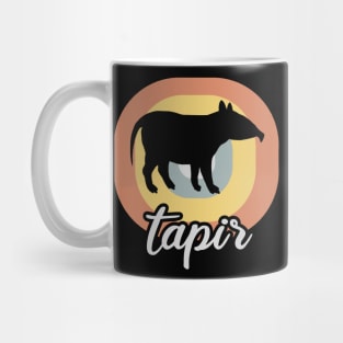 lässiger Tapir Design Liebe Fan Flachlandtapir Mug